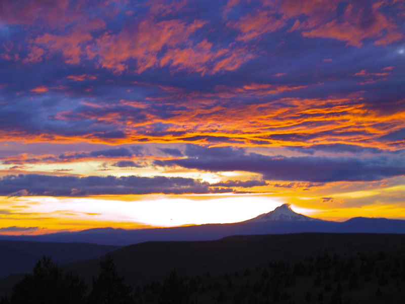 Mount Hood At Sunset